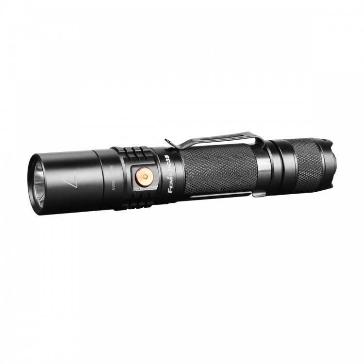 Ліхтар Fenix UC35 V2.0 + акумулятор. Fenix 3400 мАг, USB-кабель